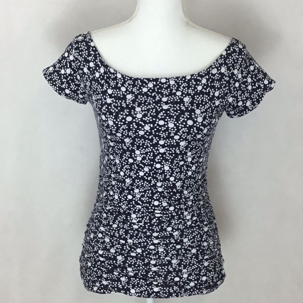 BODEN Blue and White Top